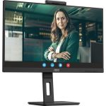 AOC Q27P3CW 27in Webcam WQHD WLED LCD Monitor - 16:9 - Textured Black - 27in Class - In-plane Switching (IPS) Technology - 2560 x 1440 - 16.7 Million Colors - Adaptive Sync - 350 Nit -