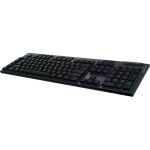 Logitech 920-008902 G915 Lightspeed Wireless RGB Mechanical Gaming Keyboard Tactile Switches LightSync Black