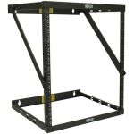 Tripp Lite SRWO12UHD 2U Wall Mount Open Frame Rack Cabinet Wallmount Heavy Duty 19in 12U Wide x 18in Deep Wall Mountable Black