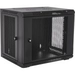 V7 RMWC9UV450-1N 9U Rack Wall Mount Vented Enclosure Wall Mount Floor Standing 200lb Maximum Weight Capacity