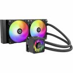 Enermax ELC-LMF240T-ARGB LIQMAXFLO 240 ARGB AIO CPU Liquid Cooler - 60mm VRM Fan up to 3000 RPM PWM-Controlled Pump 38mm Thic