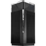 Asus ZenWiFi Pro ET12 Wi-Fi 6E IEEE 802.11ax Ethernet Wireless Router - Tri Band - 2.40 GHz ISM Band - 6 GHz UNII Band - 10 x Antenna(10 x Internal) - 1.34 GB/s Wireless Speed - 3 x Net