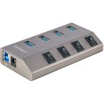 StarTech.com 4-Port Self-Powered USB-C Hub with Individual On/Off Switch  Desktop/Laptop USB-C to USB-A Hub  USB Type C Hub w/Power Supply - 4 port USB 3.2/3.1 Gen 1/3.0 5Gbps hub w/ind