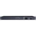 CyberPower Switched ATS PDU PDU24001 10-Outlets PDU - Metered - NEMA 5-15P - 10 x NEMA 5-15R - 120 V AC - Network (RJ-45) - 1U - Horizontal - Rack-mountable