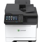 Lexmark CX625ade Laser Multifunction Printer - Color - Copier/Fax/Printer/Scanner - 40 ppm Mono/40 ppm Color Print - 2400 x 600 dpi Print - Automatic Duplex Print - Upto 100000 Pages Mo