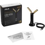 ASUS USB-AX56 Dual Band Wi-Fi Adapter for Computer or Notebook USB-A 1.76 Gbit/s IEEE 802.11ax 2.4/5GHz