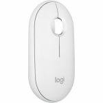 Logitech 910-007022 Pebble Mouse 2 M350s SlimLightweight Wireless Silent Ambidextrous Mouse Tonal White