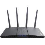 ASUS RT-AX1800S Wi-Fi 6 IEEE 802.11ax Ethernet Wireless Router Up to 1775 Mb/s Throughput 2.4GHz/5GHz 4 x External Antennas