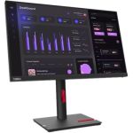 Lenovo ThinkVision T24i-30 23.8in Full HD LCD Monitor - 16:9 - Raven Black - 24in Class - In-plane Switching (IPS) Technology - 1920 x 1080 - 16.7 Million Colors - 250 Nit - 4 ms - 60 H