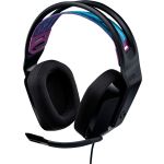 Logitech 981-000977 G335 Wired Gaming Headset 3.5mm Audio On-ear Binaural Uni-Directional Microphone Black