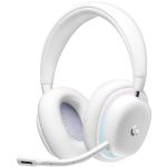 Logitech 981-001082 G735 Wireless Gaming Headset Lightspeed USB Receiver or Bluetooth Windows/MacOS/iOS White