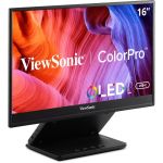 ViewSonic ColorPro VP16-OLED 15.6in Full HD OLED Monitor - 16:9 - Black - 16in Class - Thin Film Transistor (TFT) - 1920 x 1080 - 1.07 Billion Colors - 400 Nit - 1 ms - 60 Hz Refresh Ra