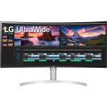 LG Ultrawide 38WN95C-W 38in UW-QHD+ Curved Screen LED Gaming LCD Monitor - 21:9 - White - 38in Class - Nano In-plane Switching (Nano IPS) Technology - 3840 x 1600 - 1.07 Billion Colors