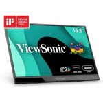 Viewsonic VX1655 15.6in Portable FHD IPS LED Monitor Full HD 1920 x 1080 at 60 Hz 4 ms GtG Response Time Stereo Speakers