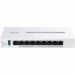 Asus ExpertWiFi EBG19P Router - 9 Ports - 6 RJ-45 Port(s) - 3 WAN Port(s) - PoE Ports - Slots512 GB - Gigabit Ethernet - IEEE 802.1p  IEEE 802.1Q  IEEE 802.3  IEEE 802.3ab  IEEE 802.11i