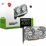 MSI G4060V2XW8C RTX 4060 VENTUS 2X WHITE 8G OC Edition Graphics Card 3x DisplayPort 1x HDMI