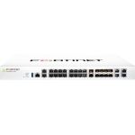 Fortinet FortiGate 100F Network Security/Firewall Appliance - 22 Port - 10GBase-X  1000Base-T  1000Base-X - 10 Gigabit Ethernet - No - AES (256-bit)  SHA-256 - 500 VPN - 21 x RJ-45 - 10