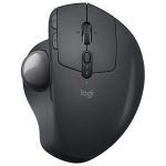 Logitech 910-005178 MX ERGO Wireless Trackball Optical - Wireless - Bluetooth/Radio Frequency - Graphite - USB - Trackball Sc