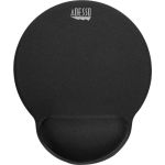 Adesso Memory Foam Mouse Pad with Wrist Rest - 0.90in x 9.70in x 7.70in Dimension - Black - Memory Foam  Polyurethane  Fiber  Rubber - Anti-slip