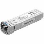 TP-Link Omada 10GBase-LR SFP+ LC Transceiver - For Data Networking  Optical Network - 1 x LC 10GBase-LR Duplex Network - Optical Fiber - Single-mode - 10 Gigabit Ethernet - 10GBase-LR -