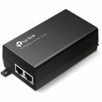 TP-Link TL-POE260S 2.5G PoE+ Injector Adapter1x RJ45 Input 1x RJ45 Output 2.5 Gb/s Passthrough Data Rates