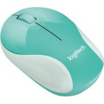 Logitech 910-005363 Wireless Mini Mouse M187Optical Wireless Radio Frequency Teal USB 1000 dpi Scroll Wheel 3 Button