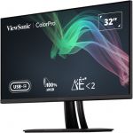 Viewsonic ColorPro VP3256-4K 31.5in 4K UHD LED LCD Monitor - 16:9 - 32in Class - In-plane Switching (IPS) Technology - 3840 x 2160 - 1.07 Billion Colors - Adaptive Sync - 350 Nit - 5 ms