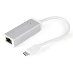 StarTech.com USB-C to Gigabit Ethernet Adapter - Aluminum - Thunderbolt 3 Port Compatible - USB Type C Network Adapter - Use this sleek aluminum converter to add a Gb Ethernet port to a