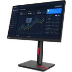 Lenovo ThinkVision T22i-30 21.5in Full HD LCD Monitor - 16:9 - Raven Black - 22in Class - In-plane Switching (IPS) Technology - WLED Backlight - 1920 x 1080 - 16.7 Million Colors - 250