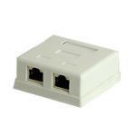 Surface Box 2 Port STP Cat.6 PCB Jack