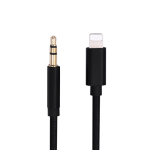 Lightning to 3.5 mm Cable 3' Black