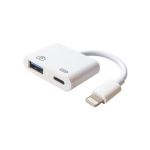 Lightning to USB-A and Lightning adapterLightning Male to USB-A Female and Lightning Female