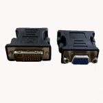 DVI-I 29Pin Male to VGA Female Adapter Black