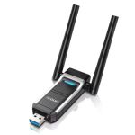 EDUP EP-BE1703 BE6500 WiFi 7 + Bluetooth 5.4 USB WiFi Adapter Black