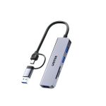 Unitek H1320AGY01 5-in-1 USB Hub with 3 Ports USB-A 5Gbps SD and Micro SD Card Reader Space Grey