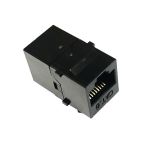 Keystone Cat6 Coupler Female to Female Black