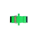 SC/APC to SC/APC Female to Female Simplex Single Mode Fiber Optical Coupler Green