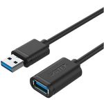 Unitek Y-C458GBK 1.5M USB3.0 Type-A to Type-A (F)Cable 1.5M USB3.0 Type-A (M) to Type-A (F) Cable OD: 5.5mm Black Color