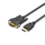 Unitek V1185A01 HDMI to VGA Adapter Cable 6.6ft(2M) Black