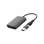 Unitek V1427A01 USB to Dual HDMI (1080P @ 60Hz) Adapter with MST Black