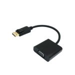 DP Male to VGA Female Adapter Black