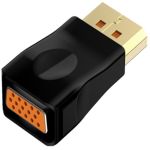 DP Male to VGA Female Adapter Black