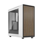 Fractal Design FD-C-NOR1C-04 North Mid-Tower ATX Case 1x USB-C 3.1 Gen 2 2x USB 3.0 1x Audio & Mic Tempered Glass Panel White