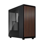 Fractal Design FD-C-NOR1C-02 North Mid-Tower ATX Case 1x USB-C 3.1 Gen 2 2x USB 3.0 1x Audio & Mic Tempered Glass Panel Black