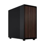 Fractal Design FD-C-NOR1X-01 North XL Mid-TowerCase with Mesh Side Panel Charcoal Black 1x USB-C 2x USB-A 1x 3.5mm In 1x 3.5mm