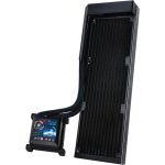 Lian-Li HSLCD36NB Hydroshift 360 AIO- Side-Mounted Coolant Pathway 2.88 LCD Screen 480x480 Resolution - Black