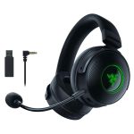 Razer RZ04-03460100-R3U1 Kraken V3 Pro Wireless Gaming Headset with Haptic Technology THX Spatial Audio 50mm Titanium Drivers