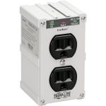 Tripp Lite by Eaton Isobar 2-Outlet Surge Protector  Direct Plug-In  1410 Joules  Diagnostic LEDs  Metal Housing - Receptacles: 2 x NEMA 5-15R - 1410J