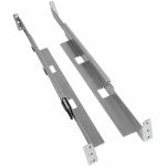 Tripp Lite 4POSTRAILKITWM SmartRack 4-Post 1U Universal Adjustable Shelf Kit for Wall-Mount Racks - 150 lb Load Capacity - Silver