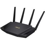 ASUS RT-AX3000 Wi-Fi 6 Ethernet Wireless Router IEEE 802.11ax 2.4GHz/5GHz 4x Antenna 4x Network Port  1x Broadband Port